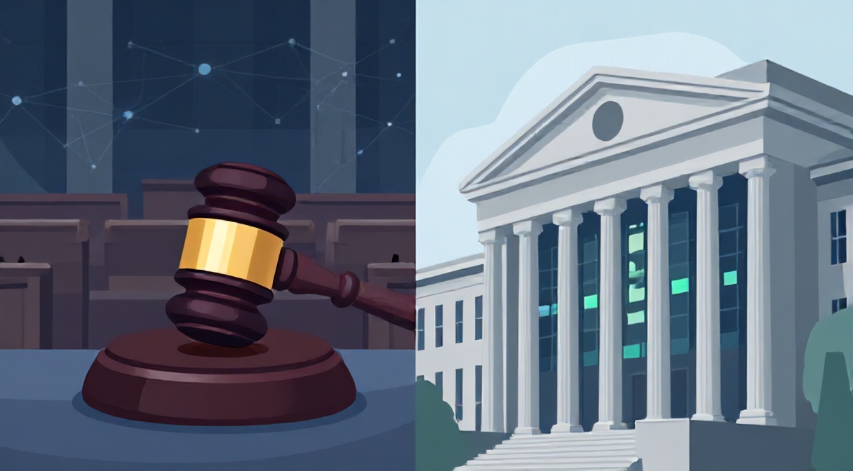 Editorial illustration for US Senate Nears Crypto Clarity Vote; Kraken Seeks Bank Charter