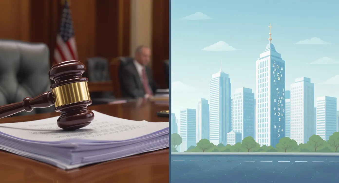 Editorial illustration for US Senate Crypto Clarity Vote Looms; Dubai Taps Crypto for Payments