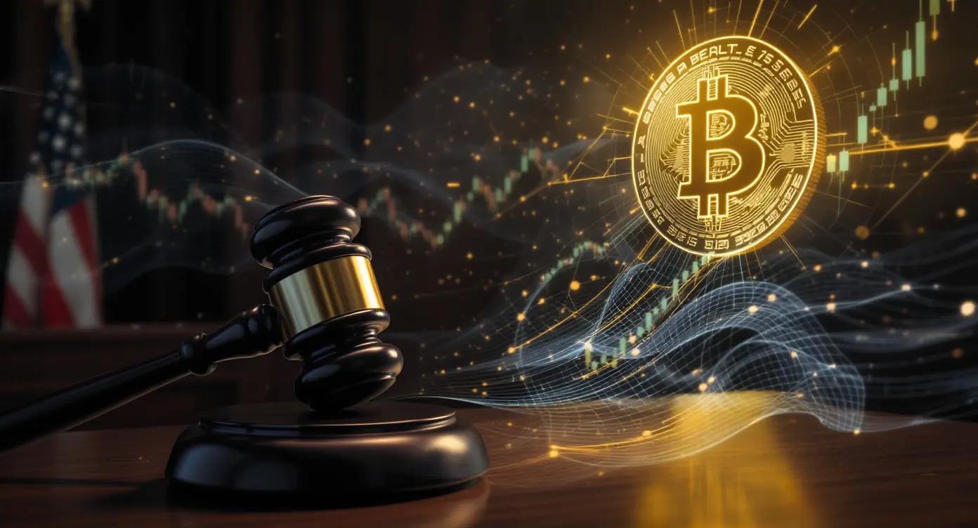 Editorial illustration for US Senate Crypto Bill Advances Amidst ETF Inflows and Institutional Interest