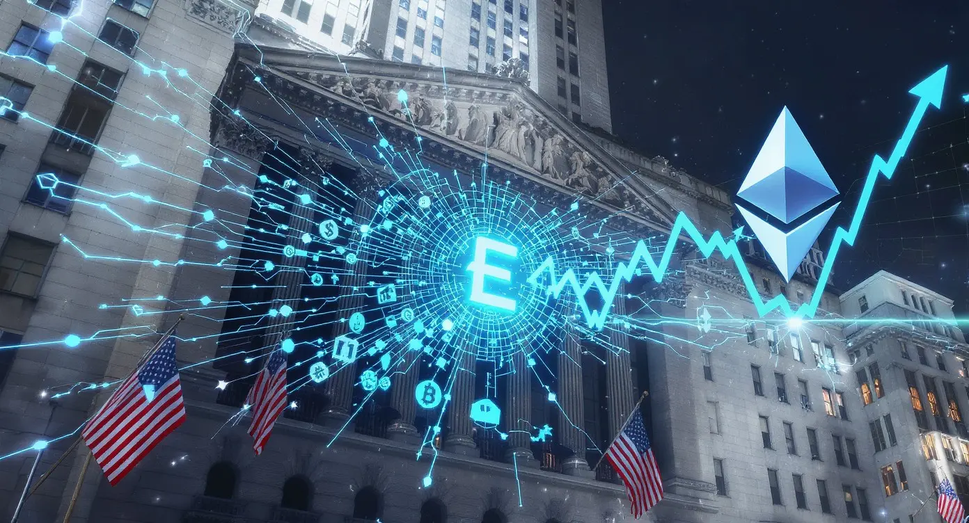 Editorial illustration for SEC Approves NYSE Tokenized Securities, Institutions Shift to Ether ETFs