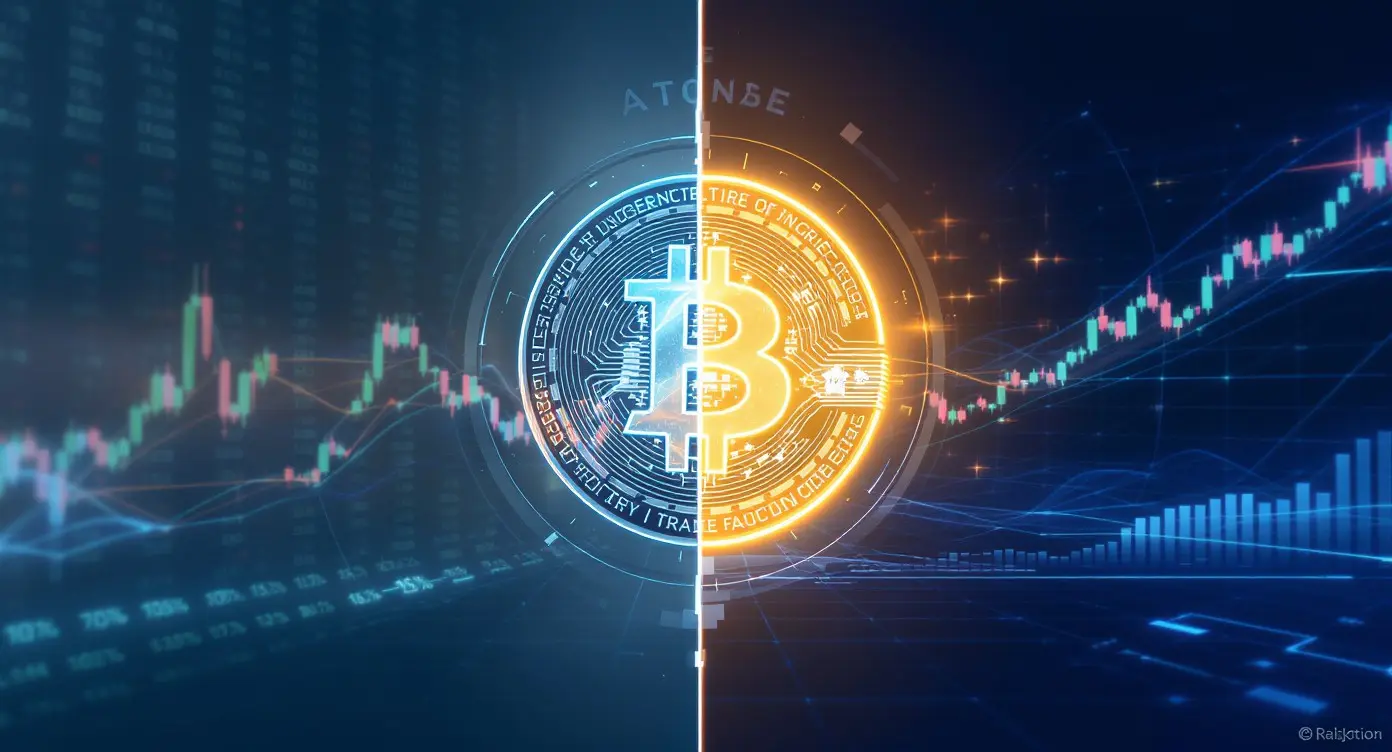 Editorial illustration for SEC Pauses Tokenized Stock Pilot as Nasdaq Gains Bitcoin Index Options