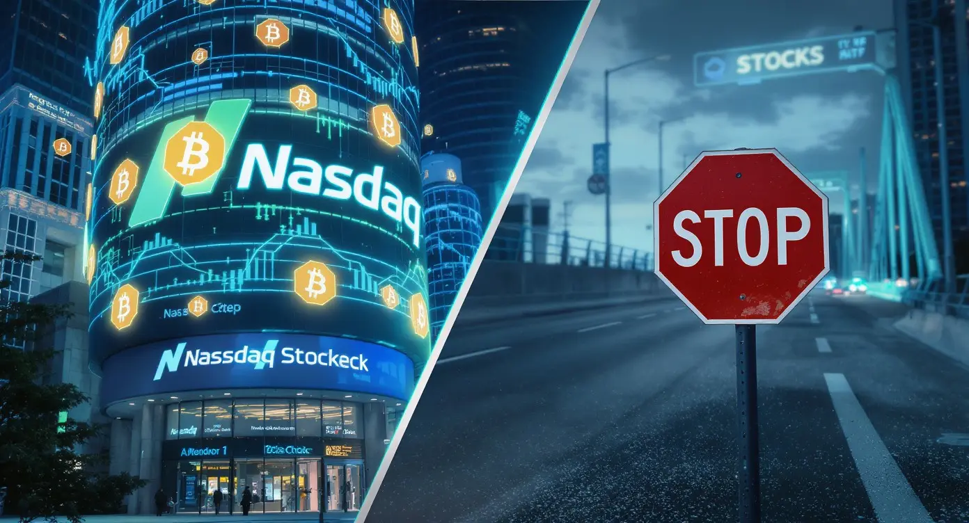 Editorial illustration for SEC Approves Bitcoin Options, Delays Stock Tokenization as Market Reacts