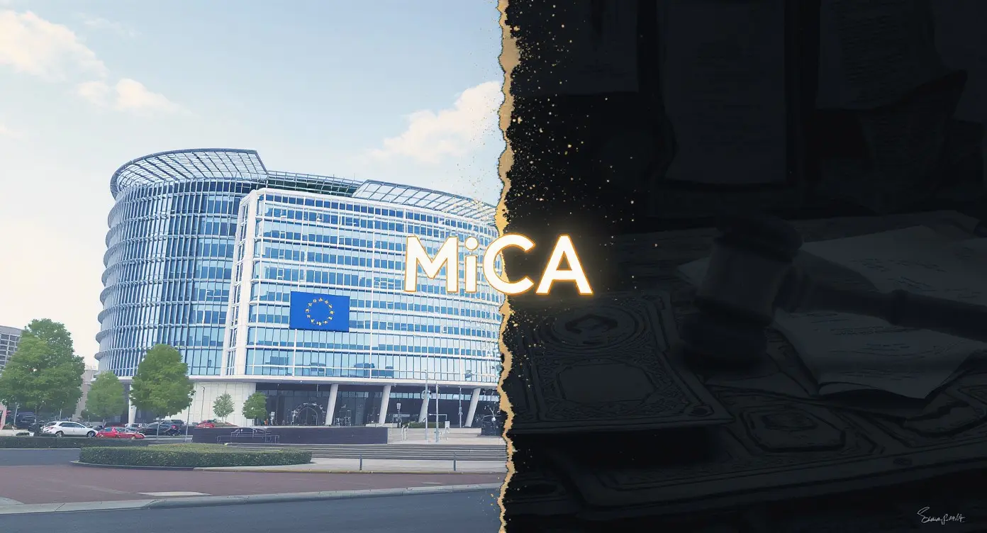 Editorial illustration for Europe's MiCA Rules Take Hold; New York Targets Dormant Bitcoin