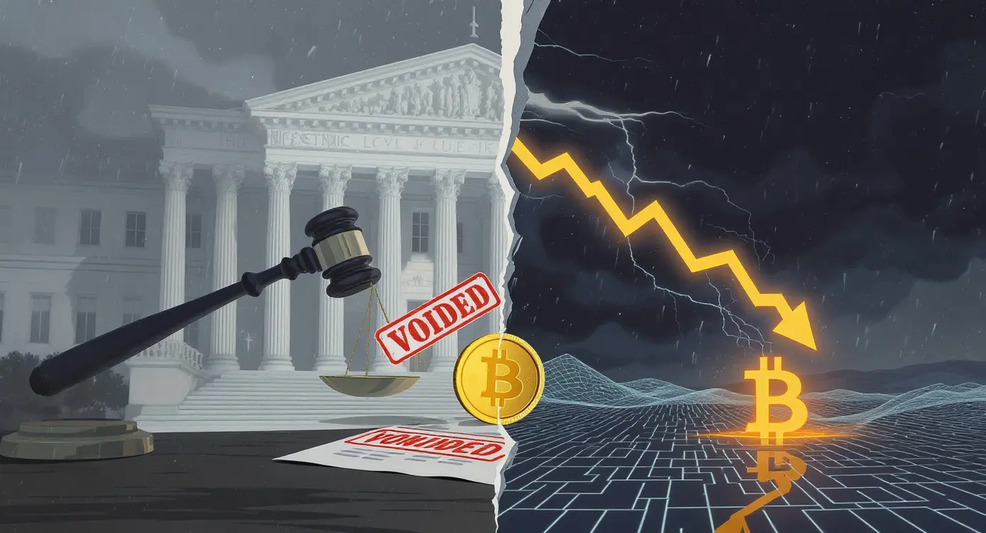 Editorial illustration for US Regulators Backtrack on Gemini Penalty as Geopolitical Jitters Drag Bitcoin Lower