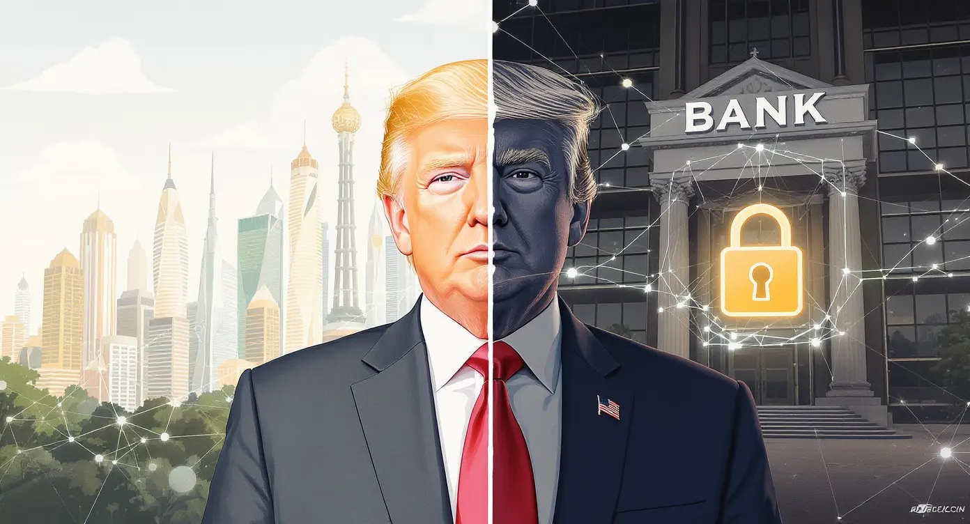 Editorial illustration for Trump Vows Pro-Crypto Future; US Bank Gains Fed Access, Aave Wins UK Approval