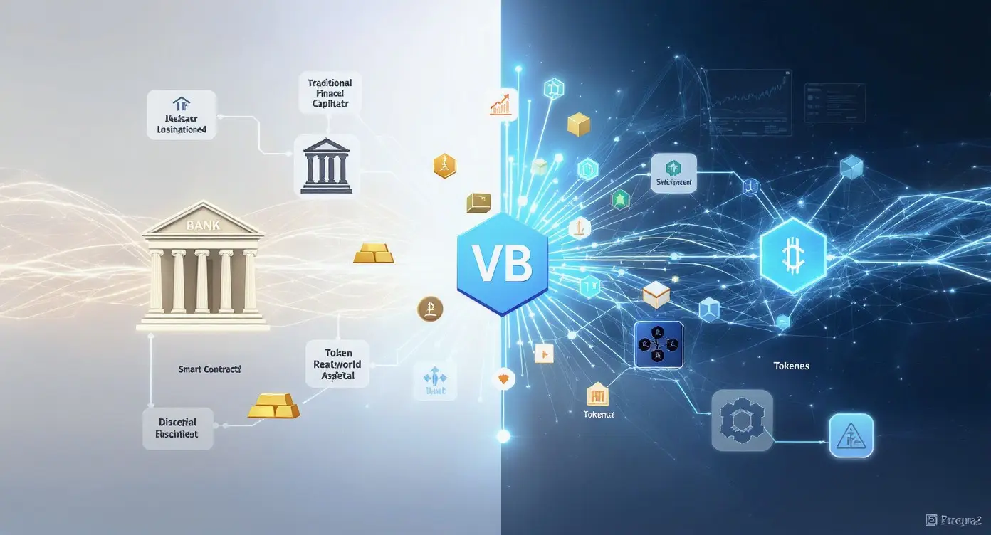Editorial illustration for Aave Targets Institutional DeFi; OKX Expands Layer 2; RWA Derivatives Grow