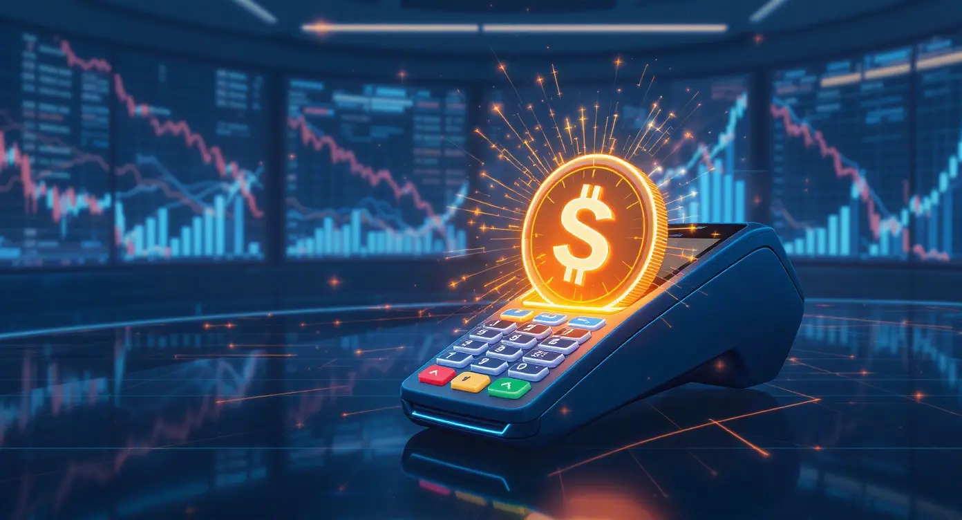 Editorial illustration for Mastercard Wins NY Payment Nod While BlackRock ETF Outflows Hit $1.4 Billion