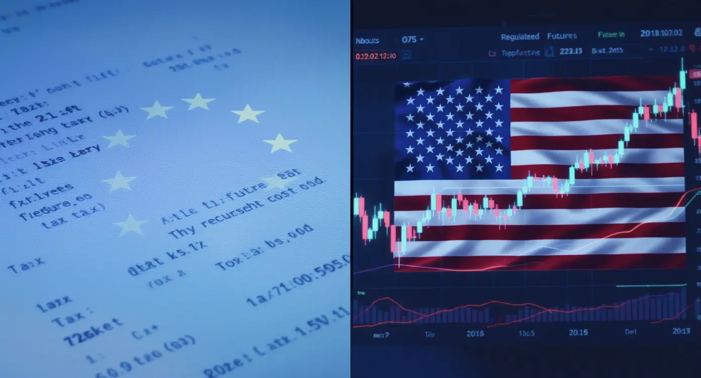 Editorial illustration for EU Proposes Crypto Tax While Kraken Launches US Futures