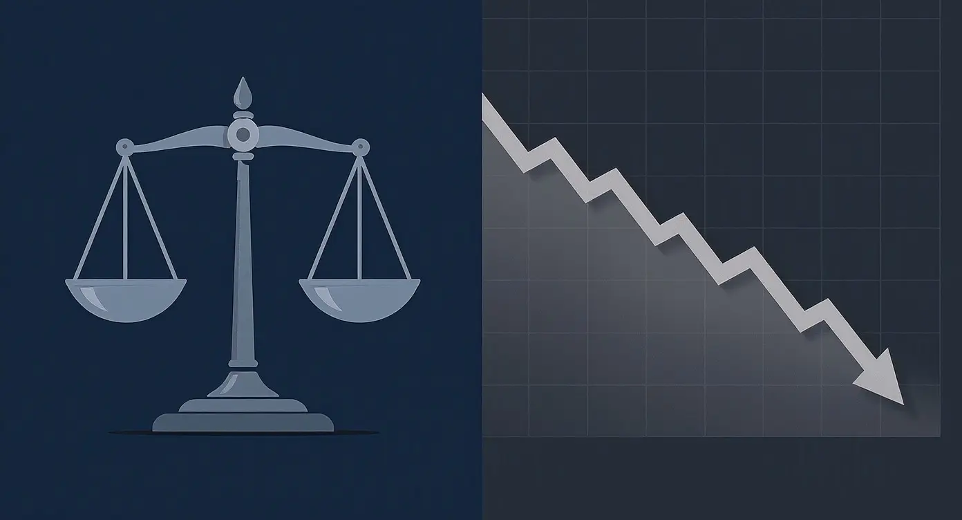 Editorial illustration for CFTC Abandons 'No-Deny' Policy as Crypto Market Faces Institutional Selling Pressure