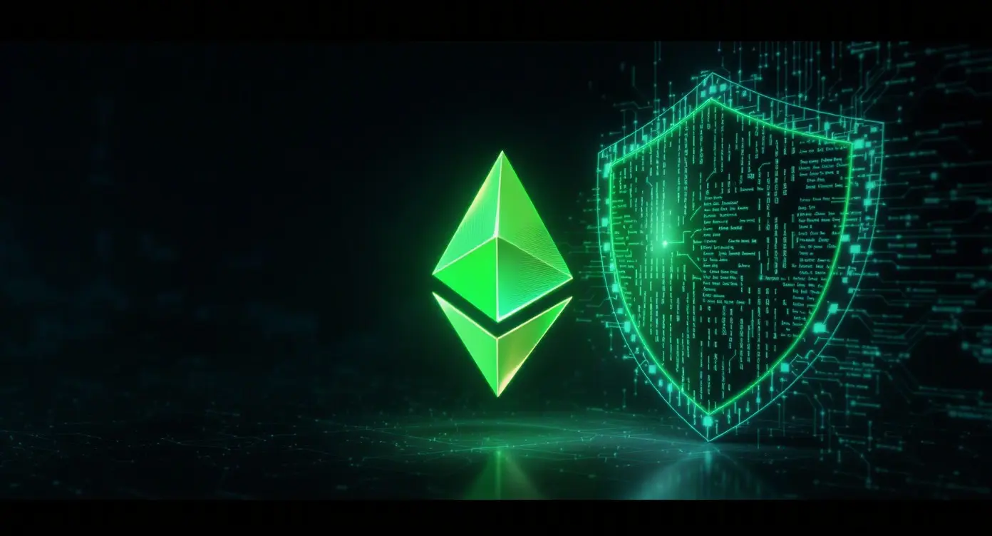 Editorial illustration for Ethereum ETFs Snap Outflow Streak as SEC’s Peirce Defends DeFi Code