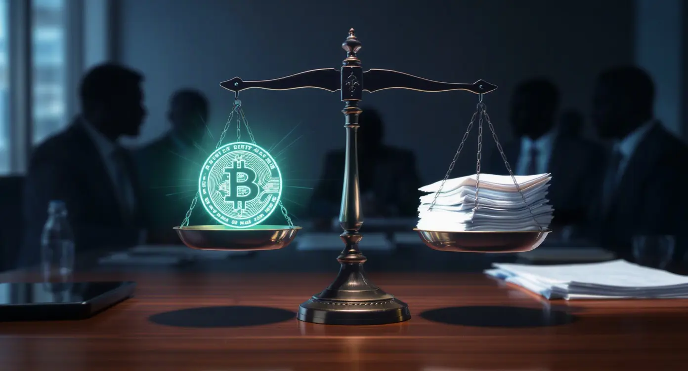 Editorial illustration for US Crypto Regulation Faces Legislative Pushback Amid White House Meetings