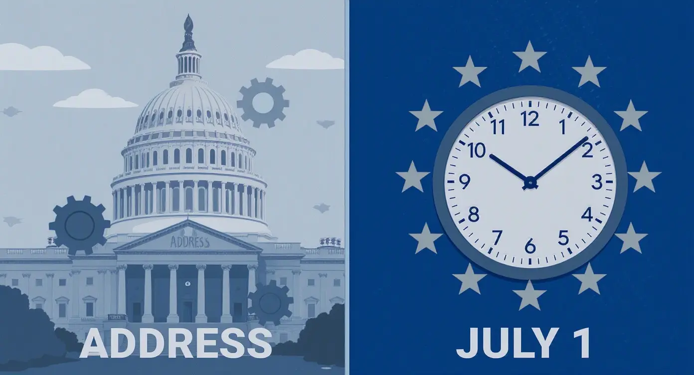 Editorial illustration for Crypto Regulation Stalls in Congress as Market Braces for July 1 Deadlines