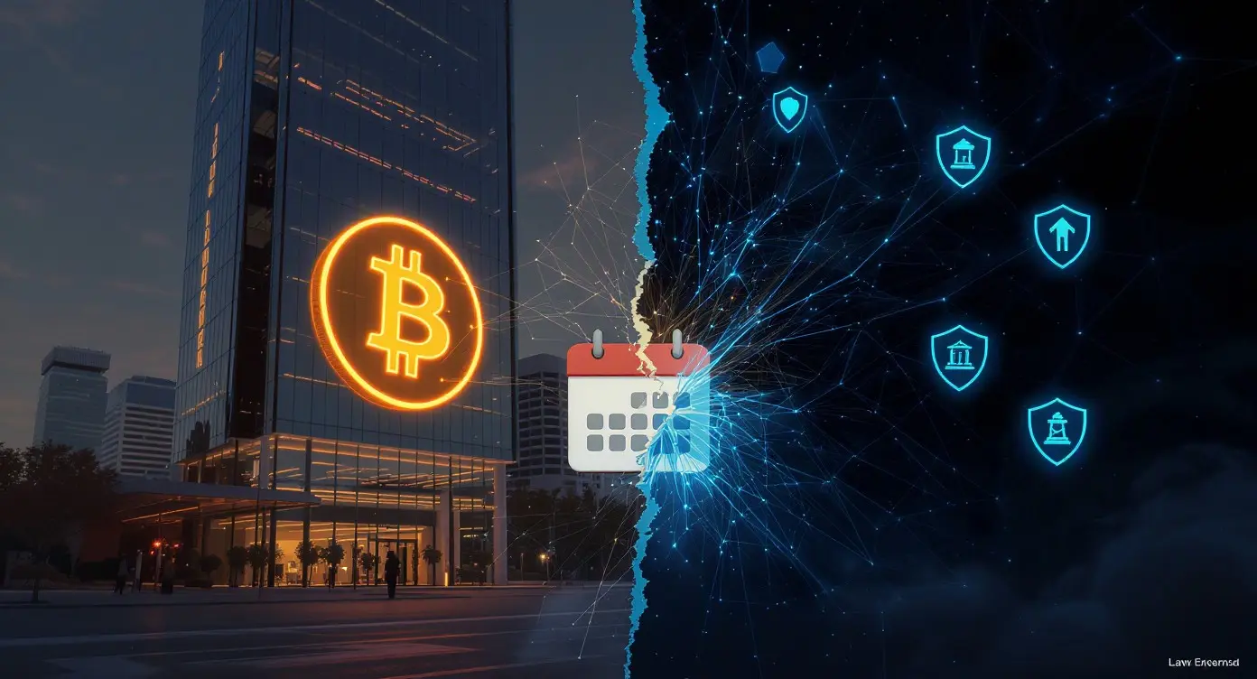 Editorial illustration for BlackRock Prepares Yield-Generating Bitcoin ETF as US Shuts Down $389M Mixer