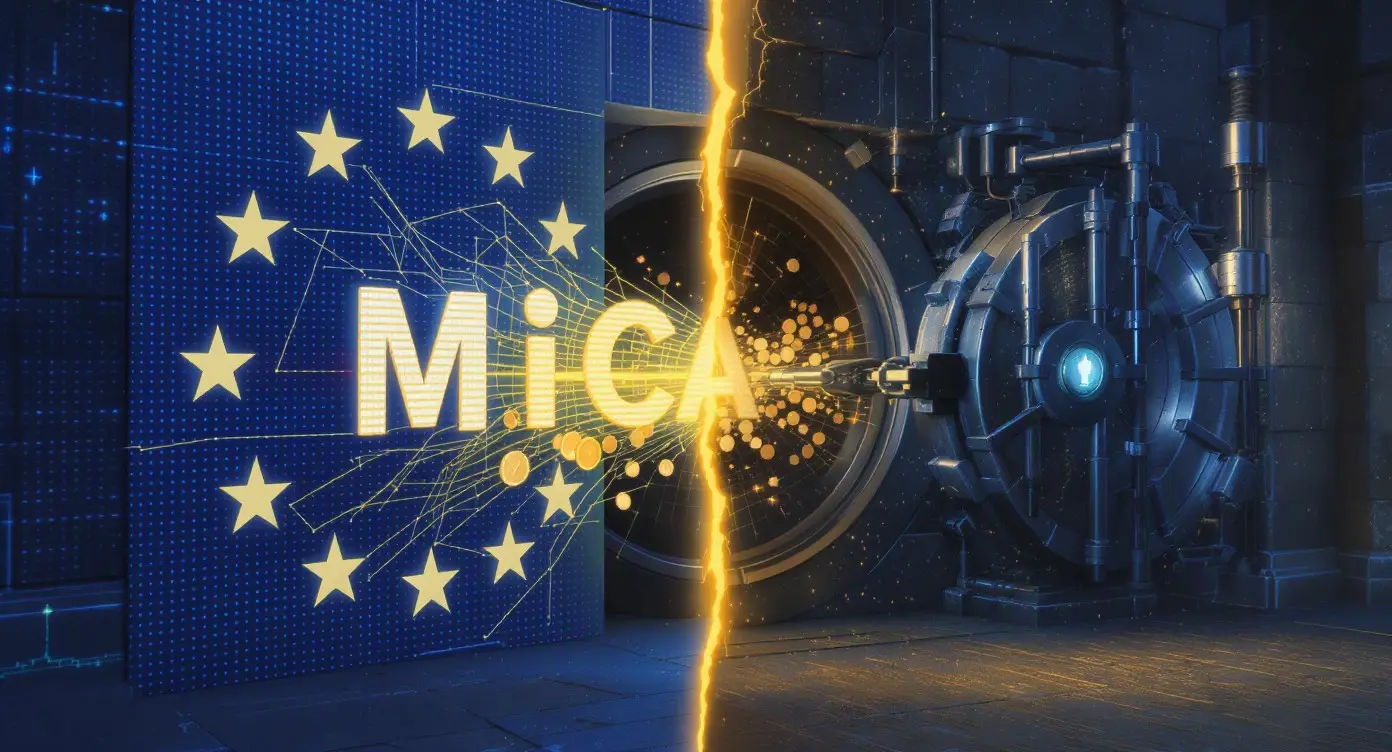 Editorial illustration for EU Exchange Restrictions Loom as MiCA Deadline Hits and Emerging Markets Tighten Rules