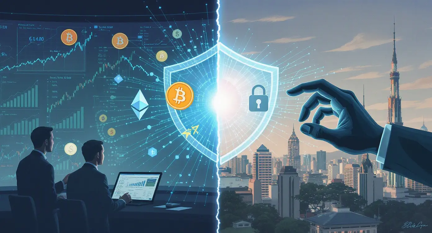 Editorial illustration for BlackRock Debuts Bitcoin Income ETF, Bitmine Accumulates Ethereum