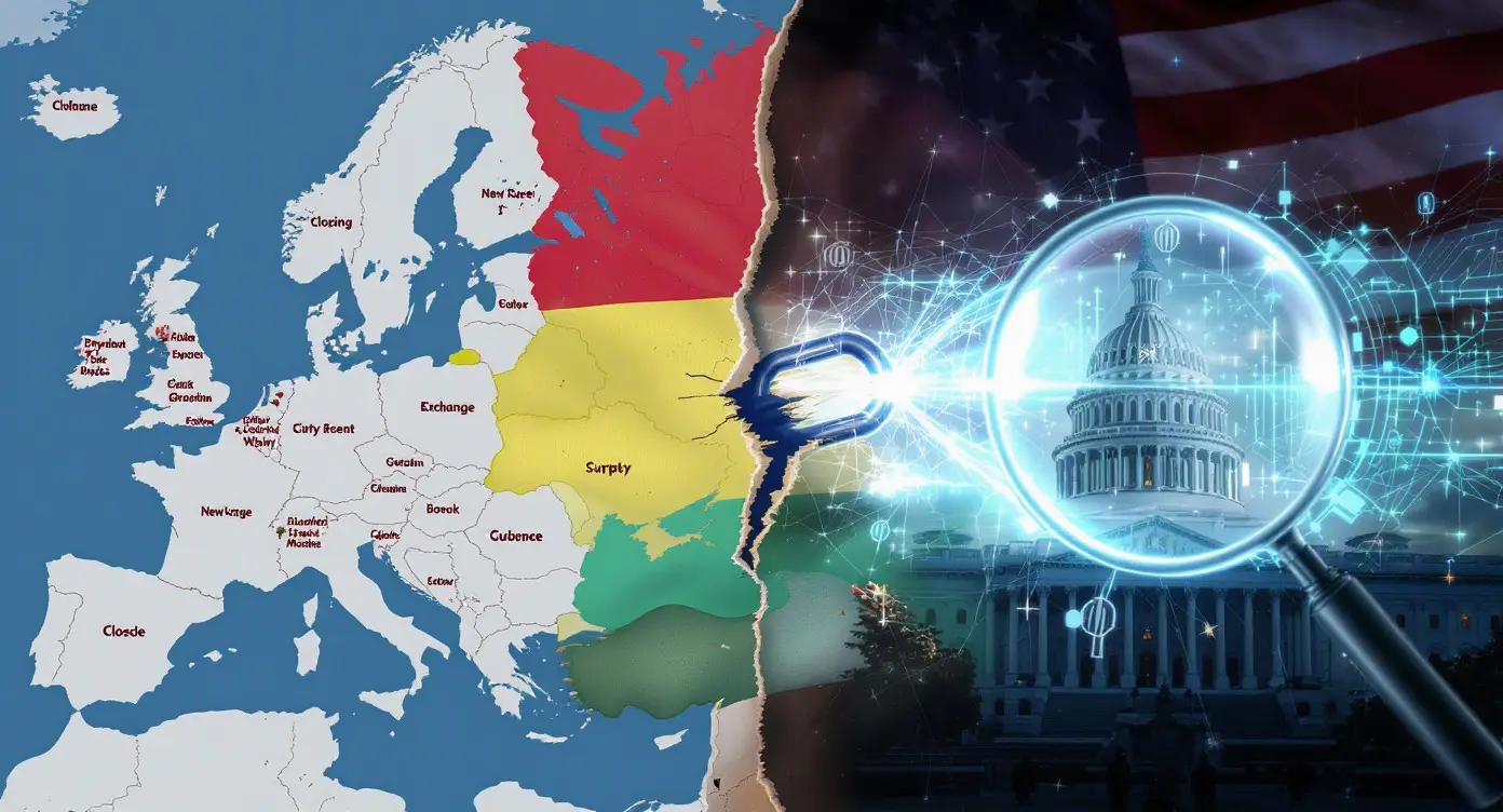 Editorial illustration for Global Regulatory Squeeze Intensifies: EU, Ghana, US Push New Rules