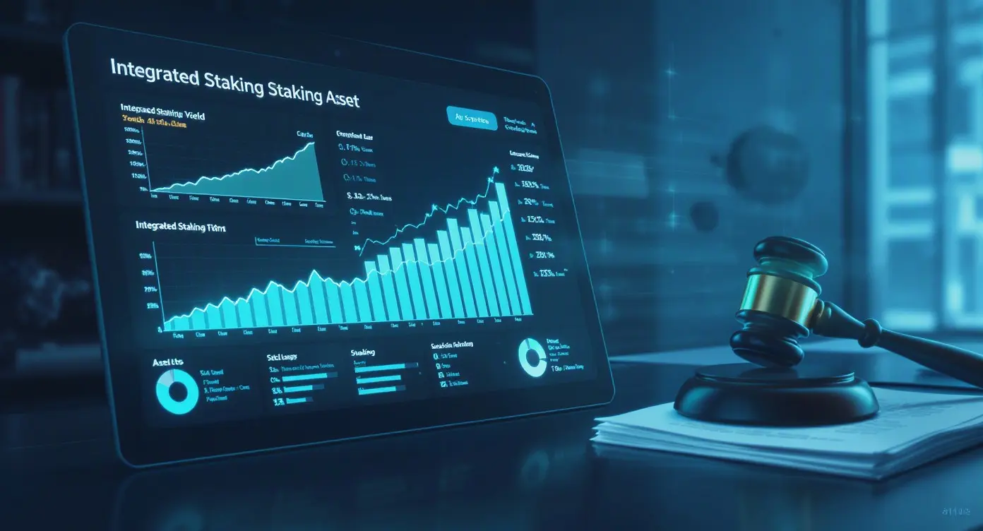 Editorial illustration for Morgan Stanley Adds Staking to Crypto ETFs as CME Challenges Futures Market