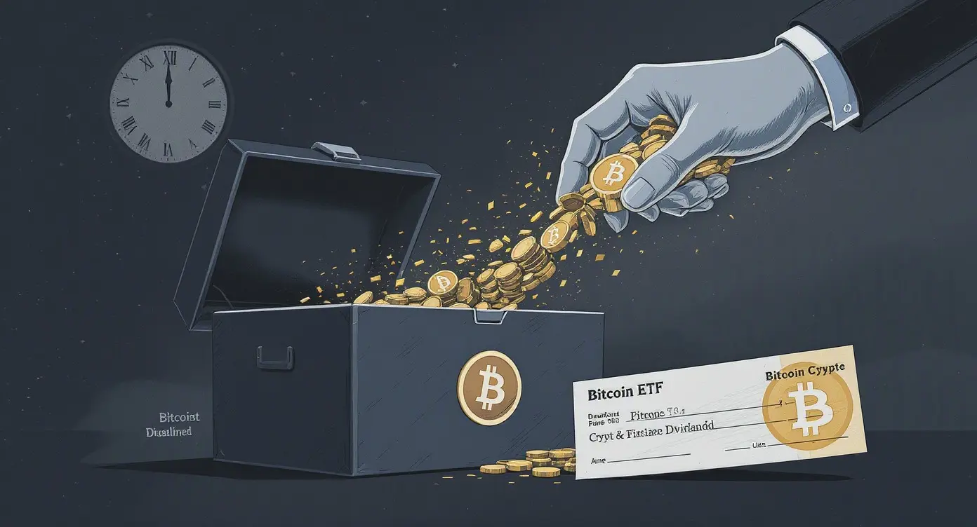 Editorial illustration for Bitcoin ETFs See Record Outflows; Europe Firms Face MiCA Crunch