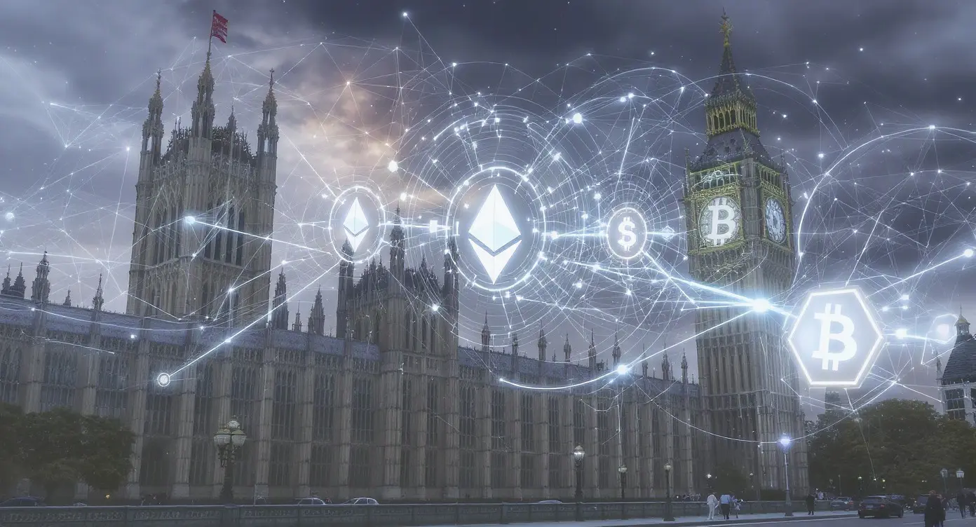 Editorial illustration for UK Finalizes Crypto Rules; Institutions Diversify Holdings