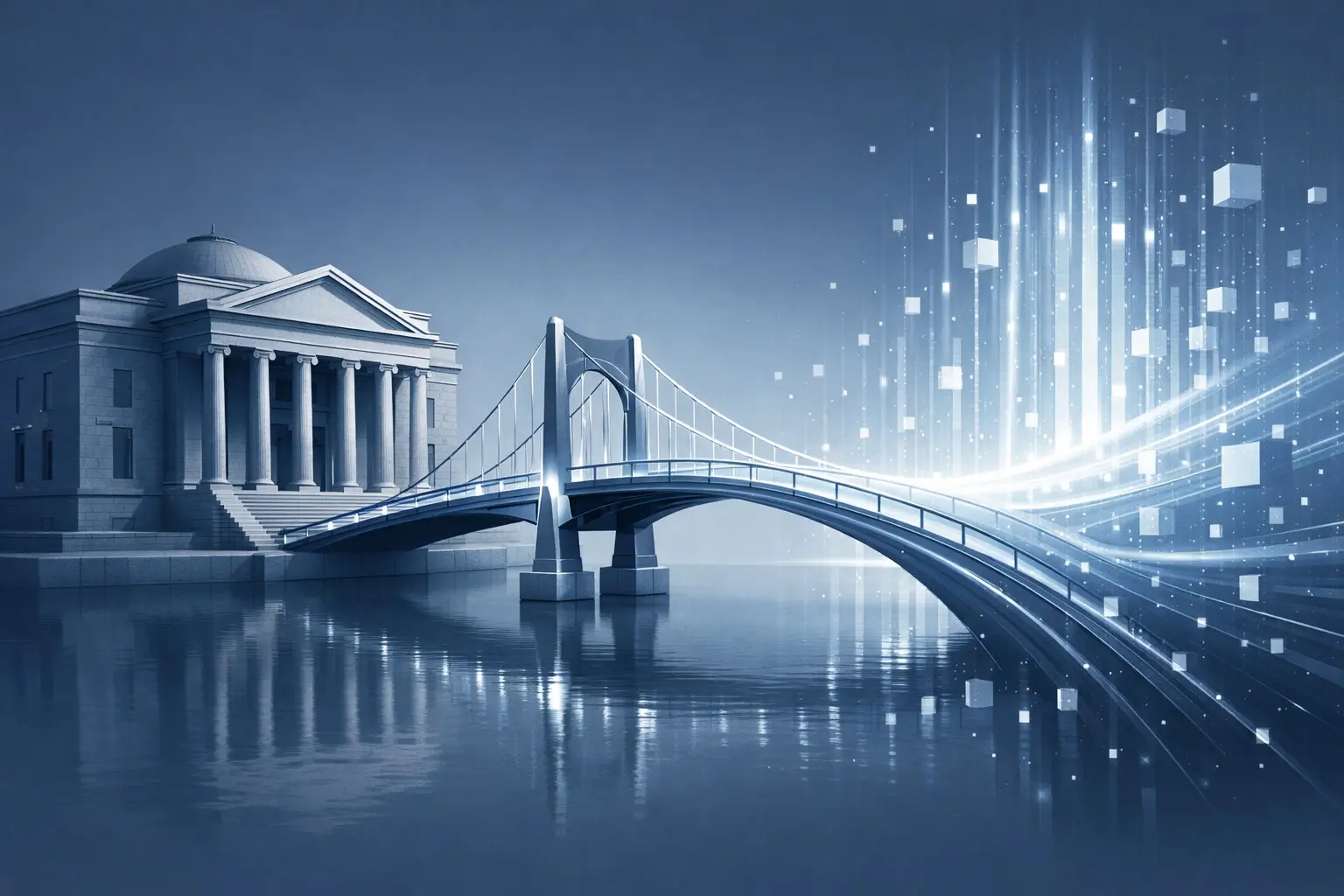 Editorial illustration for Institutional Crypto Settlement and MiCA Compliance Reshape European Market Access