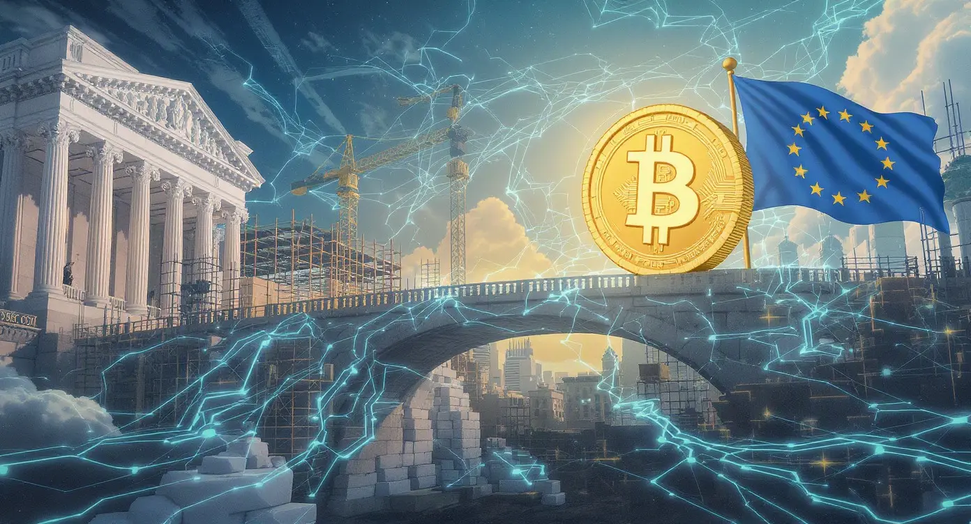 Editorial illustration for SEC Launches On-Chain Finance Project, Tether Warns on MiCA