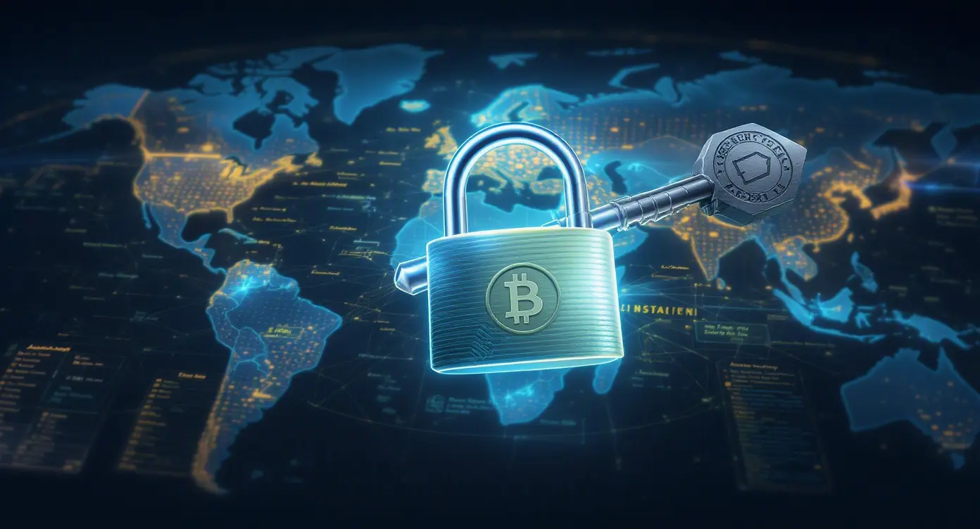 Editorial illustration for Tether Freezes Wallets Under US Pressure as South Africa Launches Massive Crypto Tax Audits