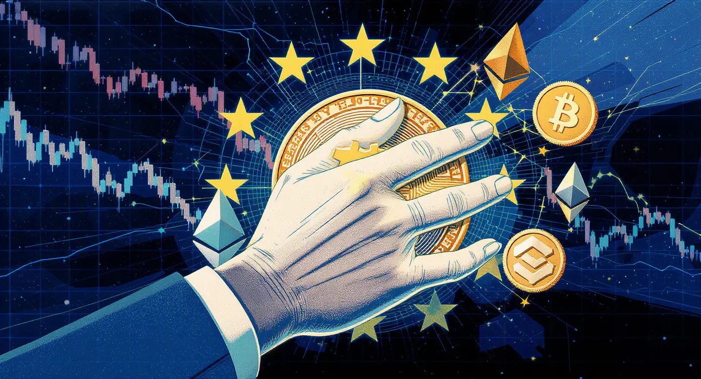 Editorial illustration for MiCA Impact Deepens, Bitcoin ETFs See Record Outflows