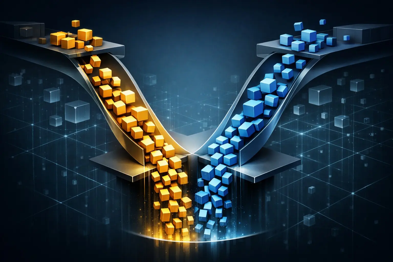 Editorial illustration for Bitcoin ETF Outflows Persist Amid Renewed Market Volatility