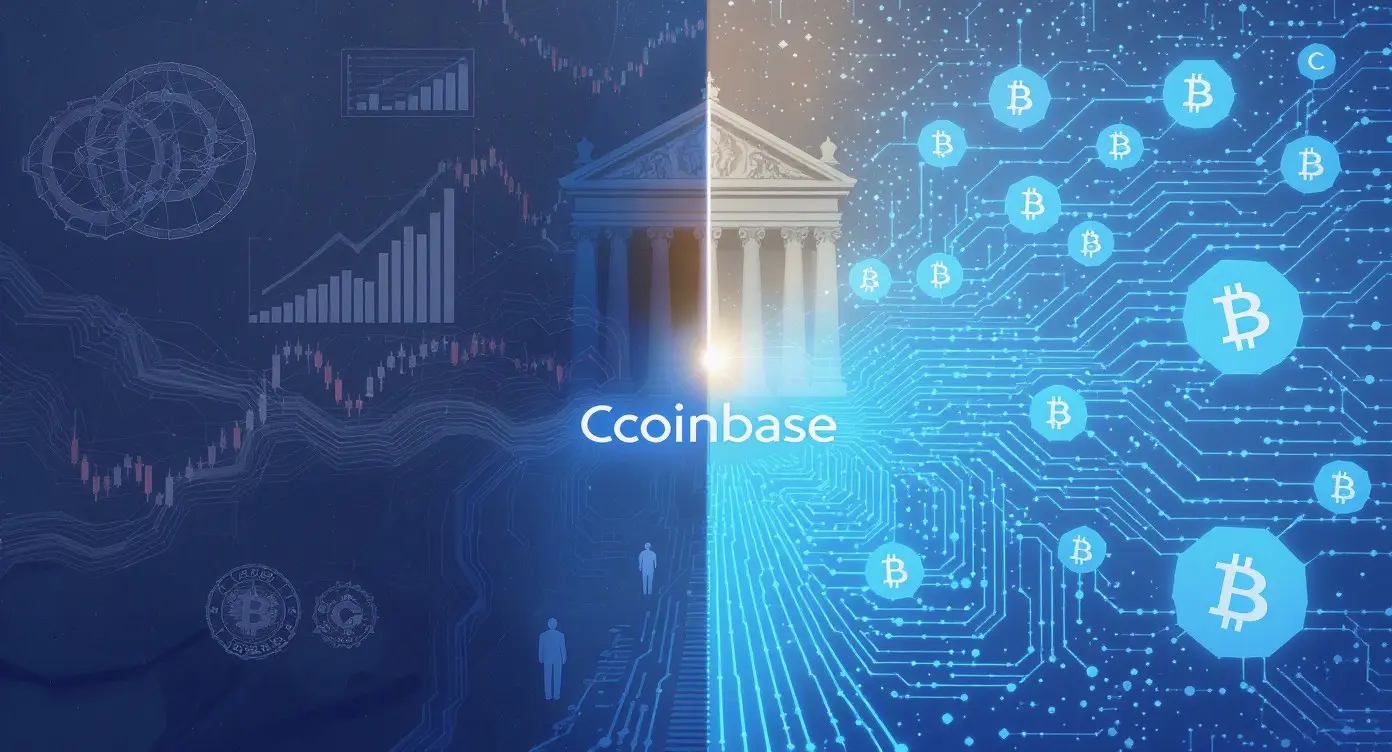 Editorial illustration for Coinbase Wins UK Approval for Traditional Investment Services
