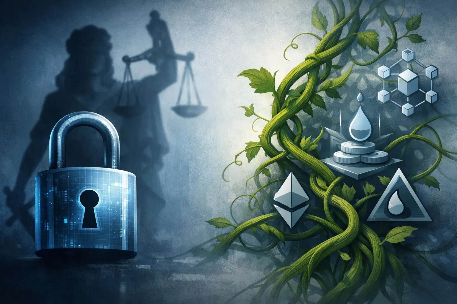 Editorial illustration for Binance Halts DOJ Cooperation as EU Expands Crypto Regulation