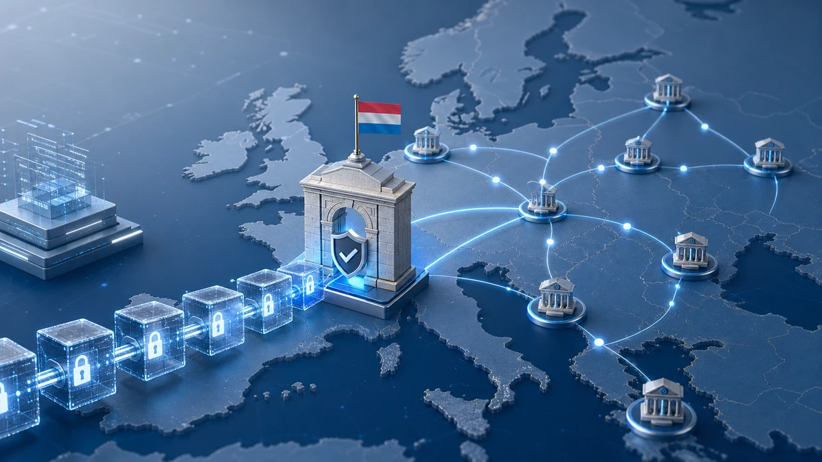 Editorial illustration for Ripple Secures Luxembourg MiCA Approval for European Expansion
