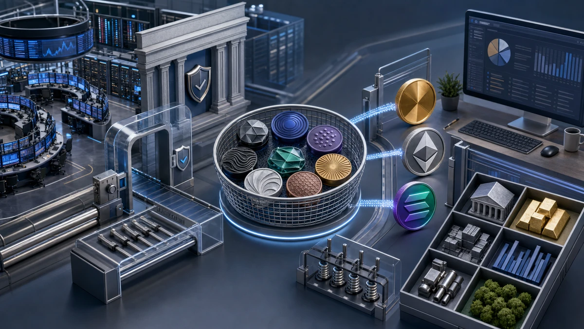 Editorial illustration for CME and Morgan Stanley Expand Mainstream Crypto Trading