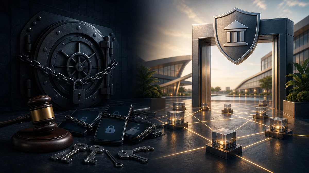 Editorial illustration for Knaken Collapses as Bybit Expands Through Regulated Indonesia Deal