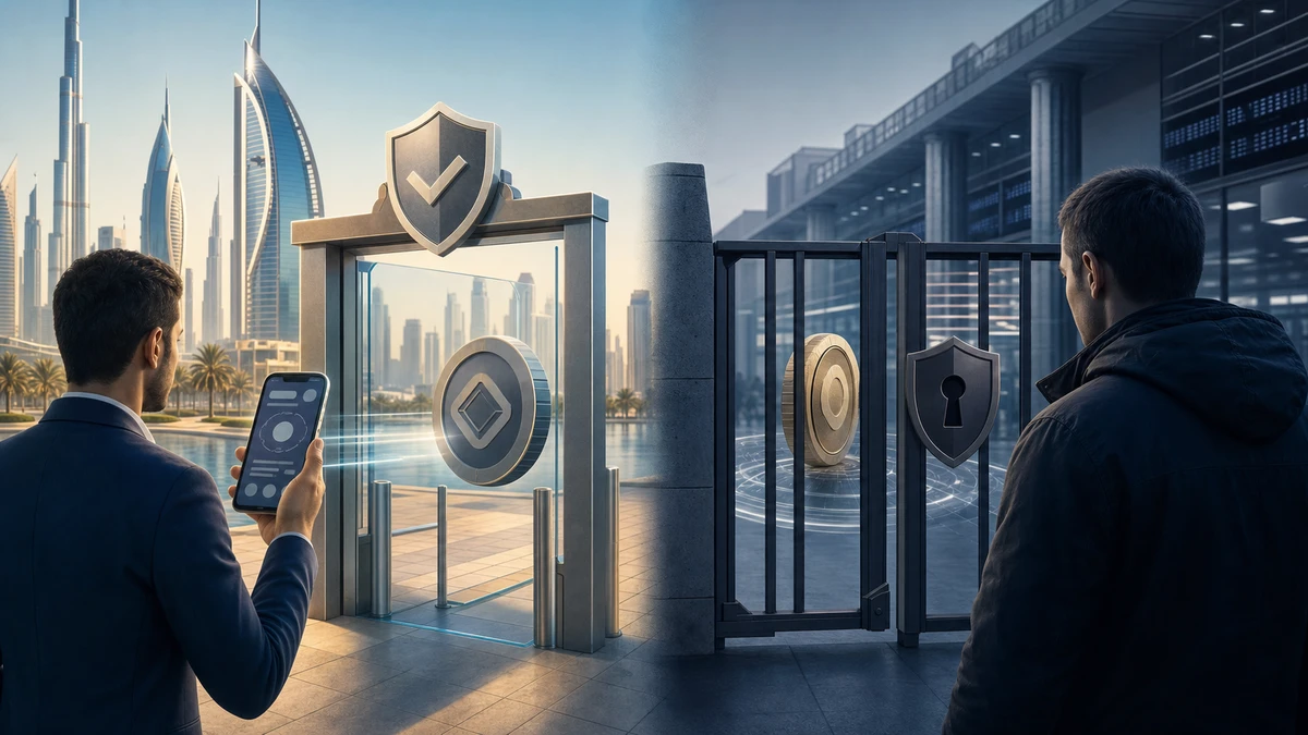 Editorial illustration for Revolut Advances in Dubai as Russia Restricts Stablecoin Access