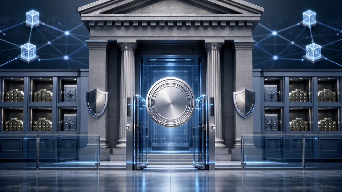 Editorial illustration for Circle’s Federal Trust Bank Status Raises the Stablecoin Stakes