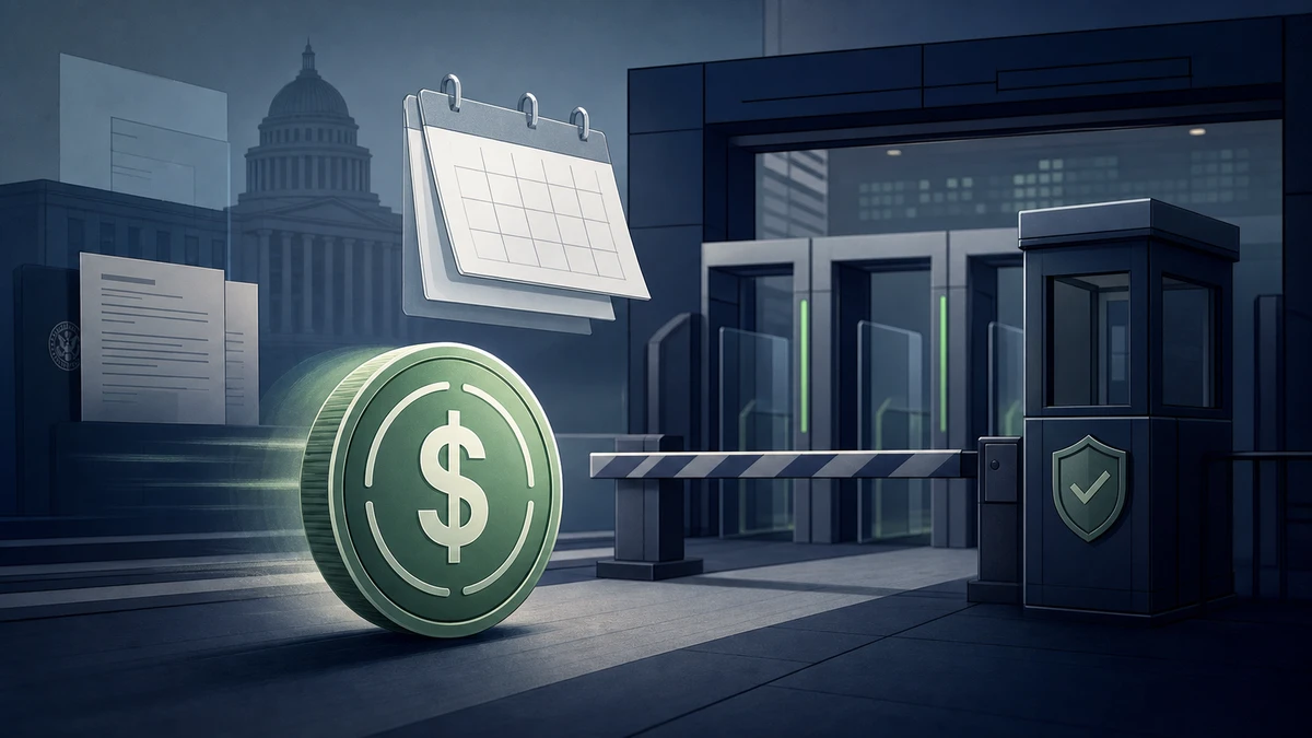 Editorial illustration for USDT Faces U.S. Platform Deadline as CLARITY Vote Nears