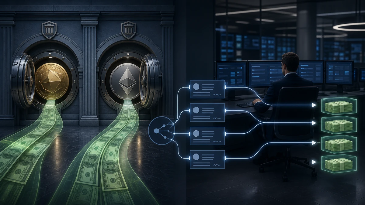 Editorial illustration for Ether ETF Inflows Rebound as Kraken Expands Crypto Derivatives