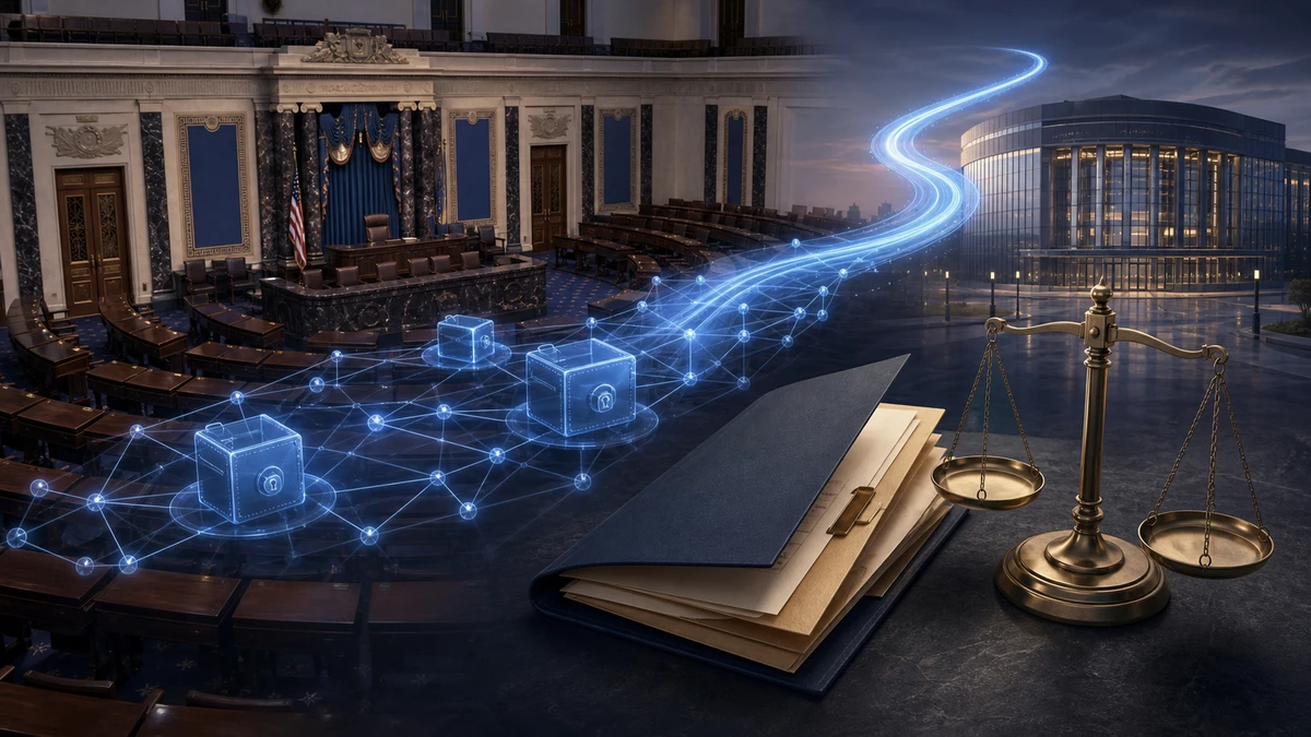 Editorial illustration for CLARITY Act Advances, Giving Coinbase a Regulatory Boost