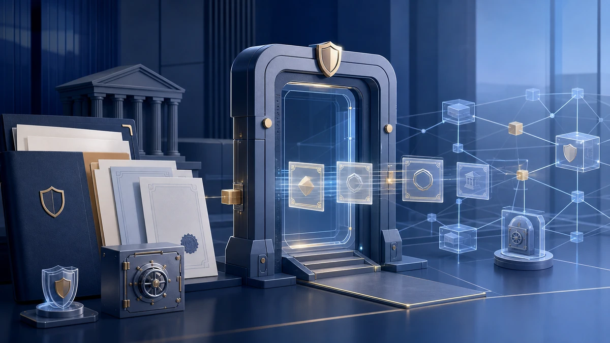 Editorial illustration for Securitize Gains SEC Investment Adviser Registration for Tokenized Assets