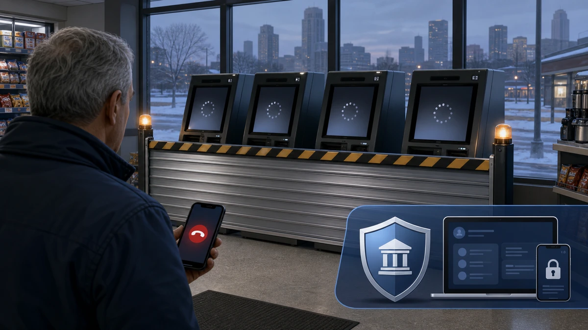 Editorial illustration for Minnesota Bans Crypto ATMs as Scam Losses Mount