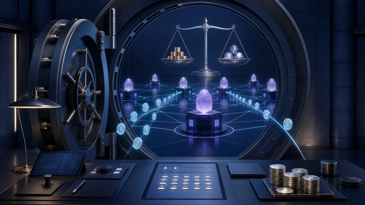 Editorial illustration for BNY Brings Galaxy Into Institutional Crypto Staking