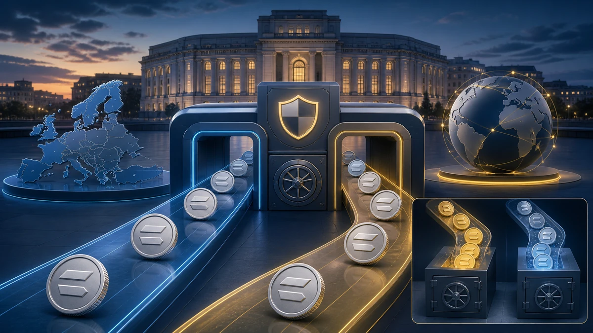 Editorial illustration for EU MiCA Review Puts Offshore Stablecoin Rules Back in Play