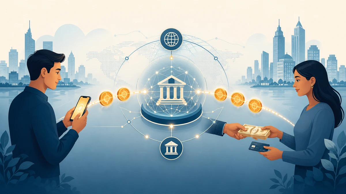 Editorial illustration for LemFi and BVNK Bring Stablecoin Settlement to Remittances
