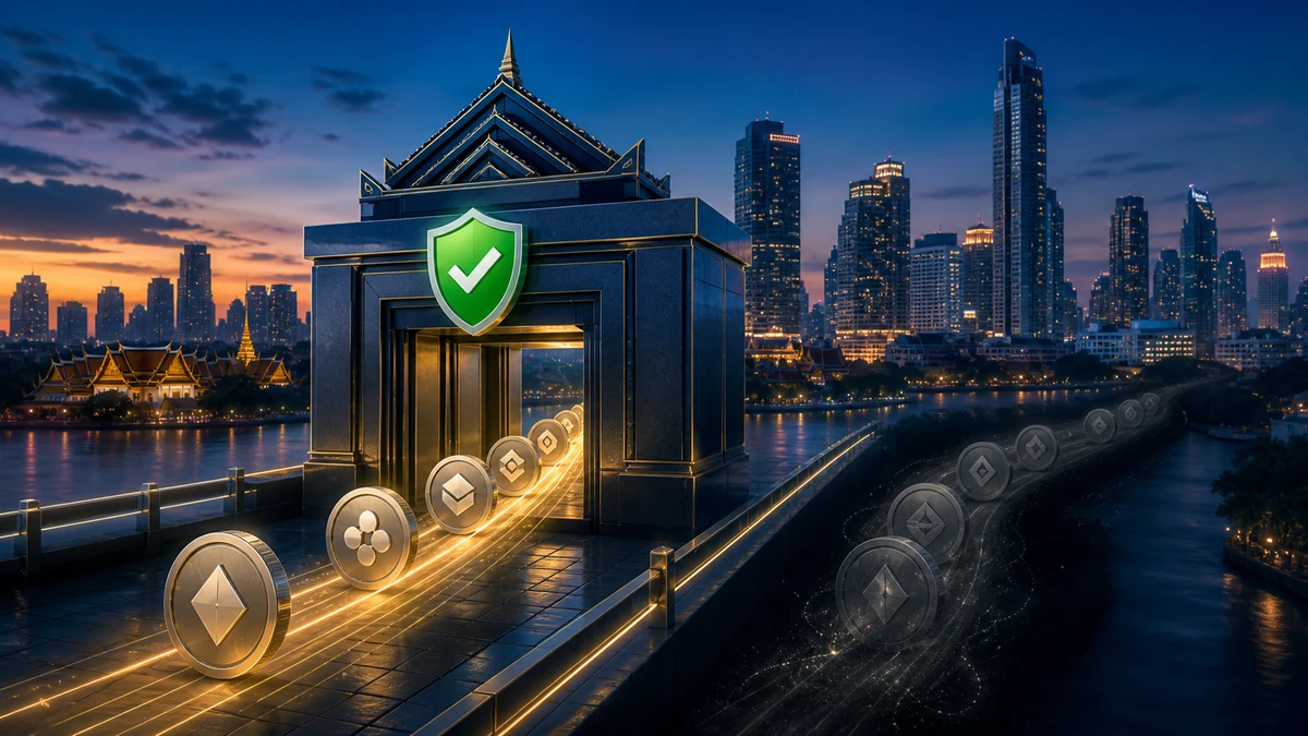 Editorial illustration for Thailand Waives Crypto Gains Tax on Licensed Platforms