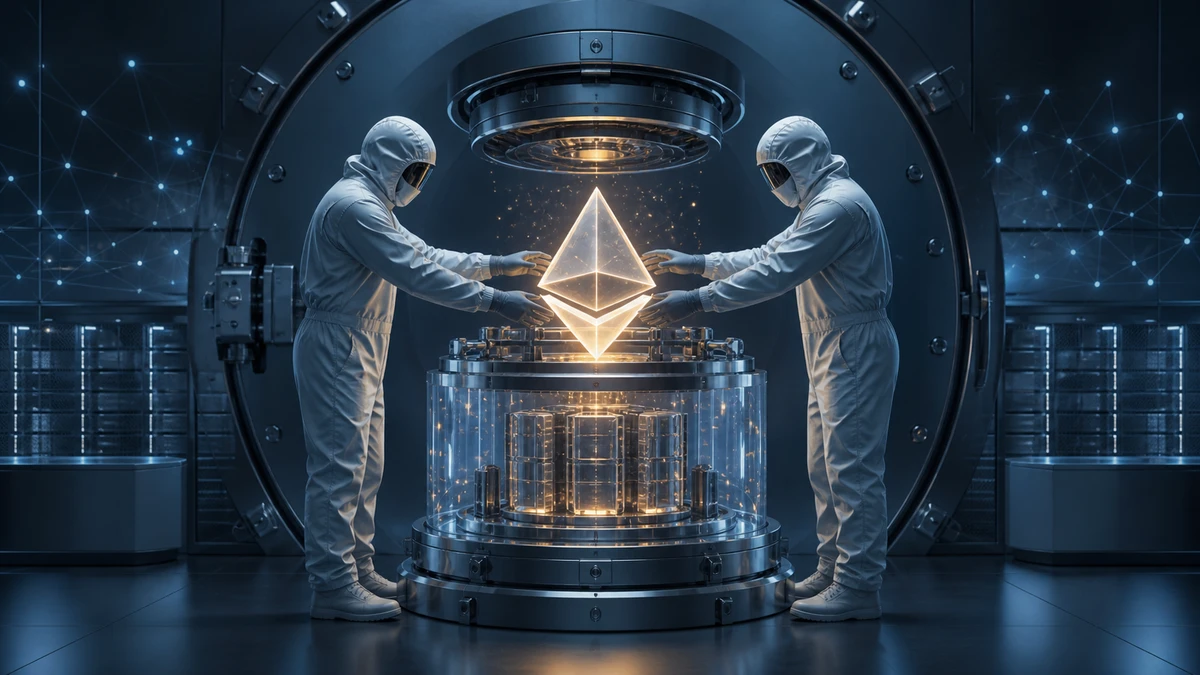 Editorial illustration for Fidelity Adds Staking Infrastructure to Its Ether Fund