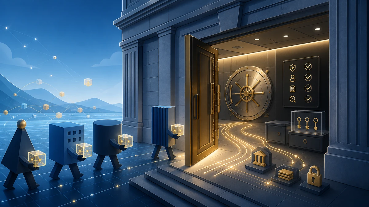 Editorial illustration for OCC Opens the Bank-Charter Door to Crypto Firms