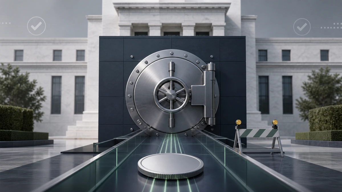 Editorial illustration for World Liberty’s Conditional Bank Charter Puts USD1 Under Federal Watch
