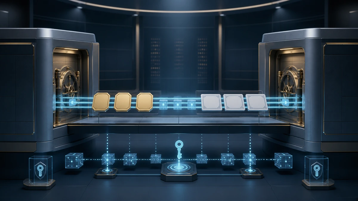 Editorial illustration for DTCC and BitGo Target Tokenized Treasuries and Equities