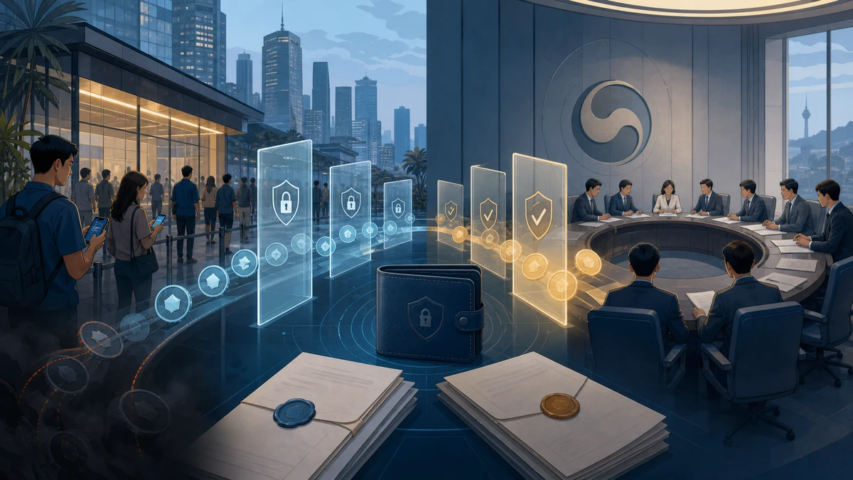 Editorial illustration for Vietnam and South Korea Tighten Crypto Market Oversight