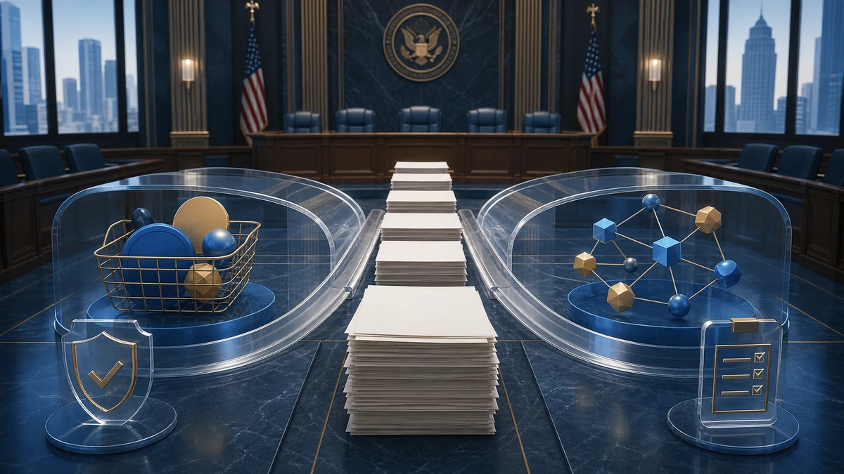Editorial illustration for SEC Opens New Routes for Crypto ETFs and Token Offerings